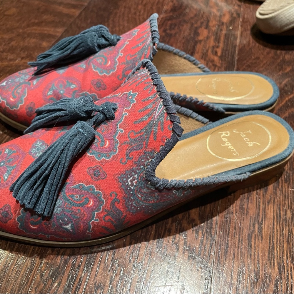 Jack Rogers Slides w/ Tassels